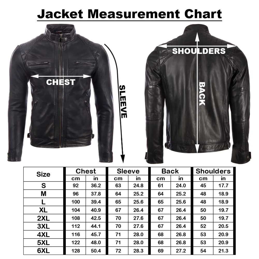 44T9 Men's Biker Jacket - Ghost