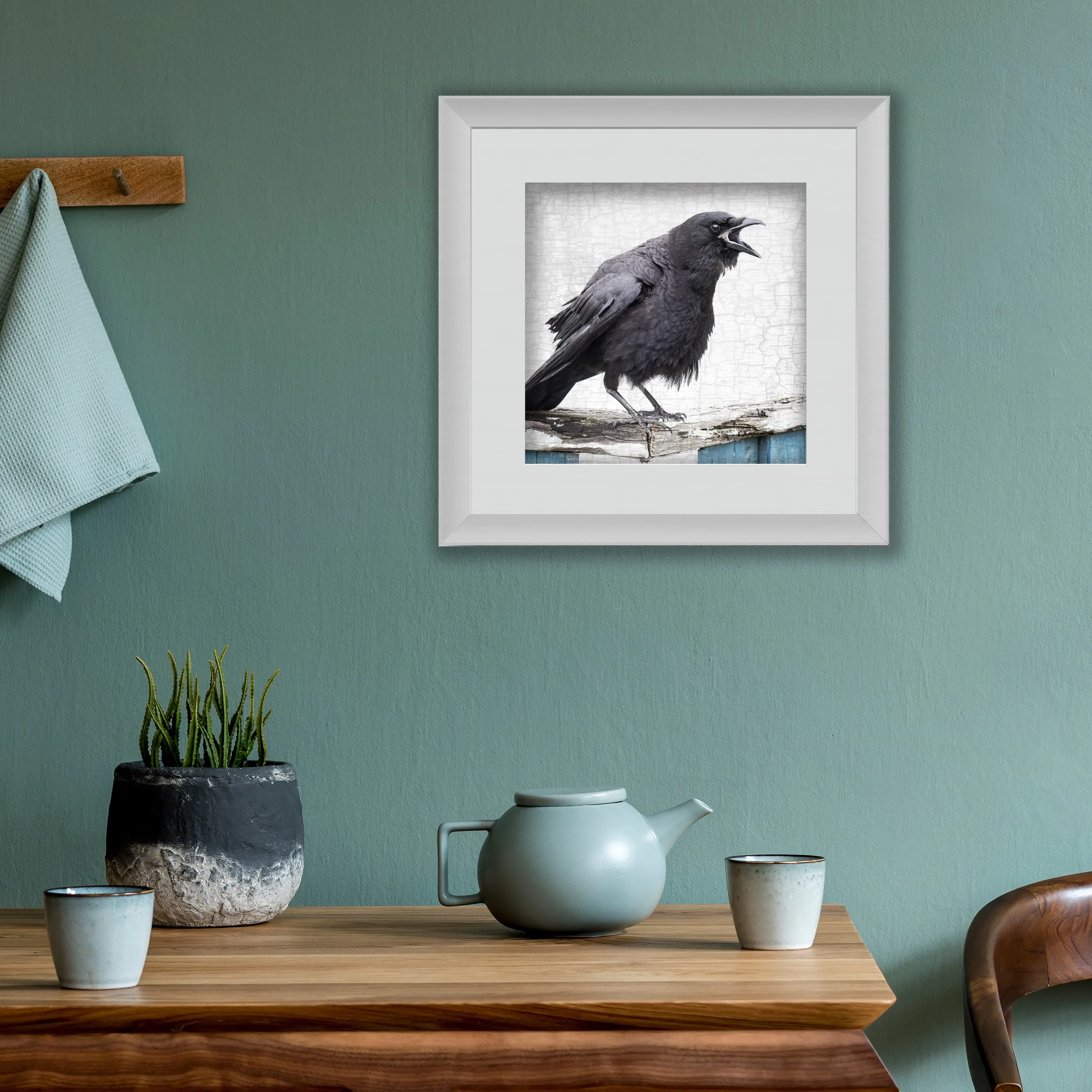 A LOCAL NEWS SOURCE - Fine Art Print, Crow Portrait Series