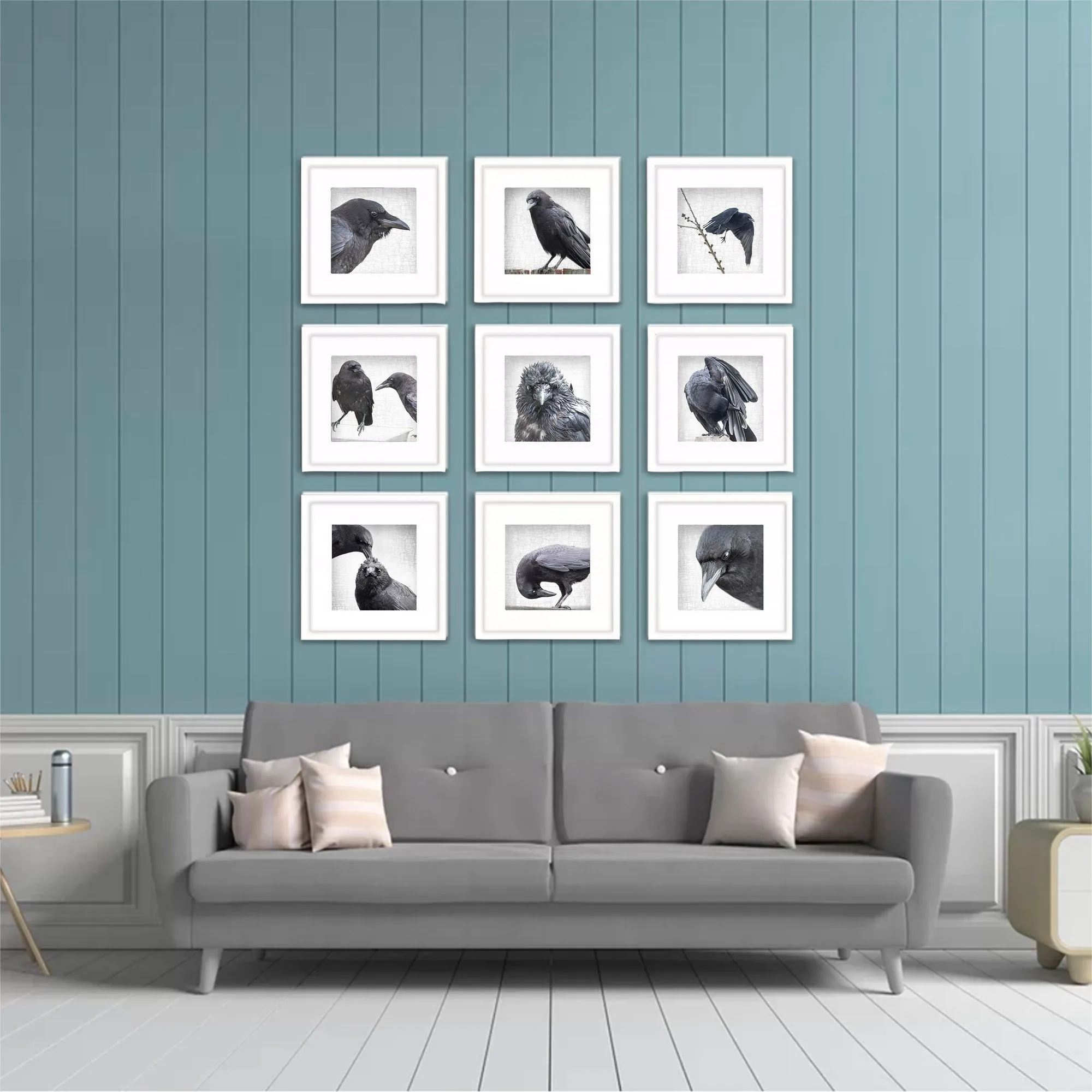 A LOCAL NEWS SOURCE - Fine Art Print, Crow Portrait Series