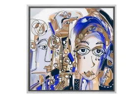 Abstract Lady | Canvas Wall Art Print