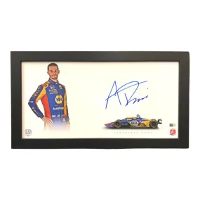 Alexander Rossi Autographed Framed Piece