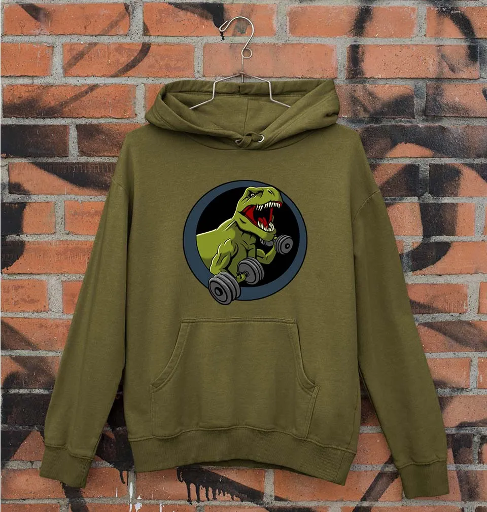 Angry T-Rex Gym Unisex Hoodie for Men/Women