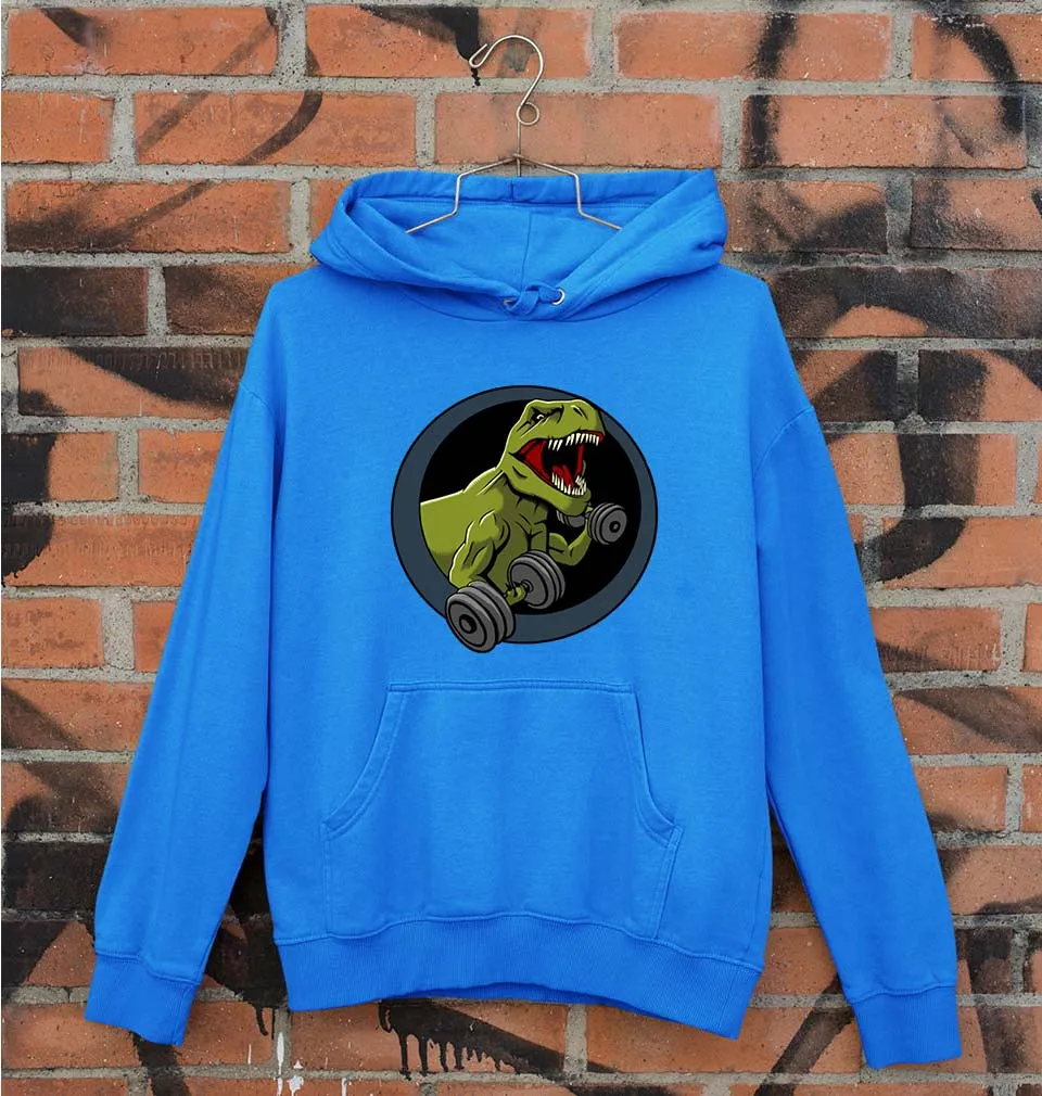 Angry T-Rex Gym Unisex Hoodie for Men/Women