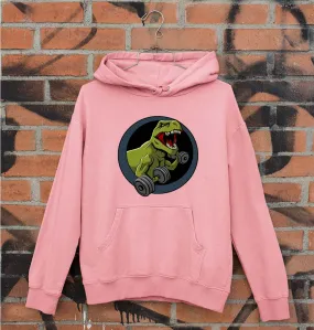 Angry T-Rex Gym Unisex Hoodie for Men/Women