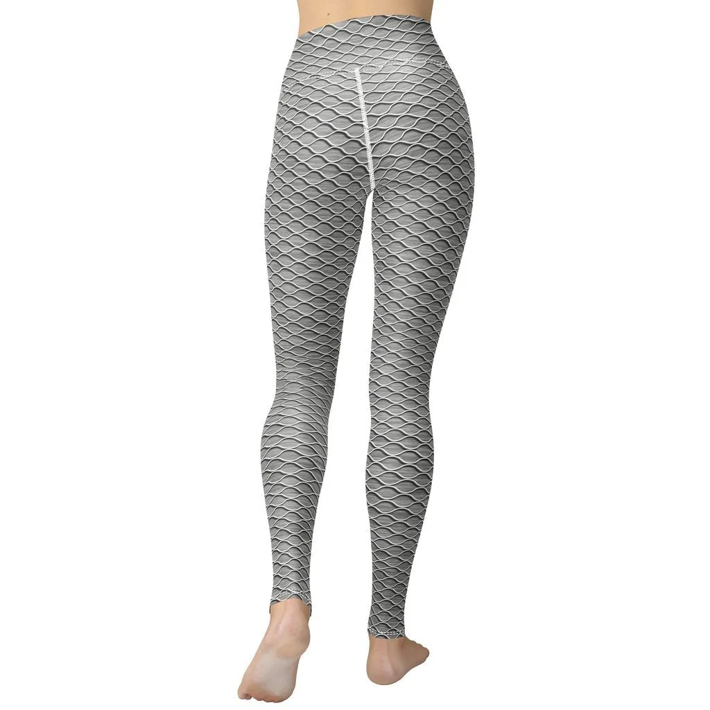 Anti Cellulite Pattern Yoga Leggings