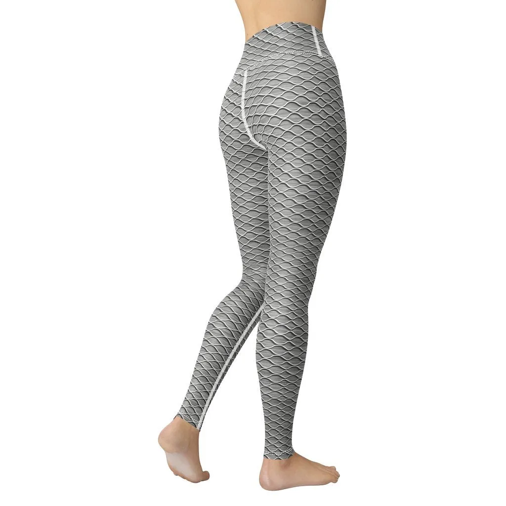 Anti Cellulite Pattern Yoga Leggings