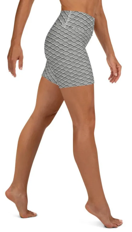 Anti Cellulite Pattern Yoga Shorts