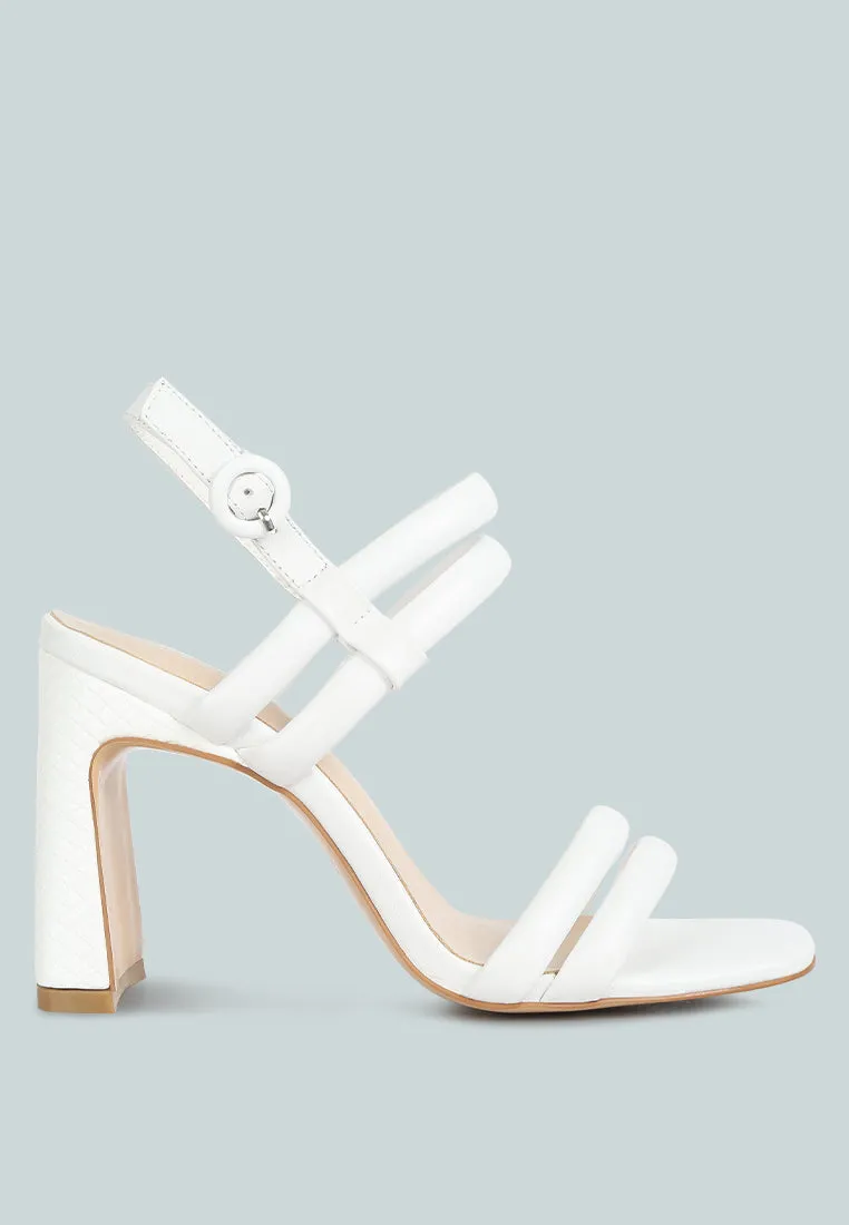 Avianna Slim Block Heel Sandal By Ruw