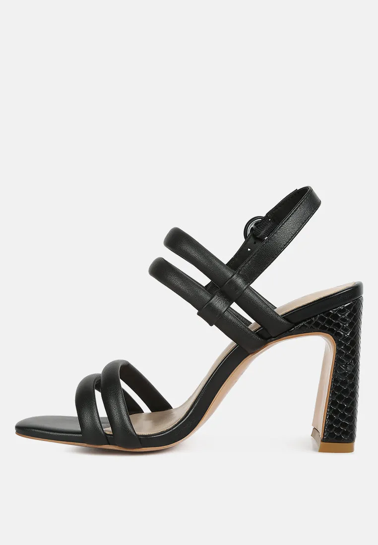 Avianna Slim Block Heel Sandal By Ruw