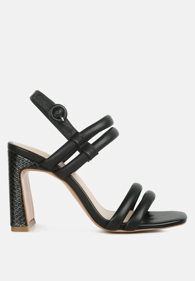 Avianna Slim Block Heel Sandal By Ruw