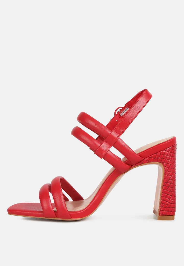 Avianna Slim Block Heel Sandal By Ruw