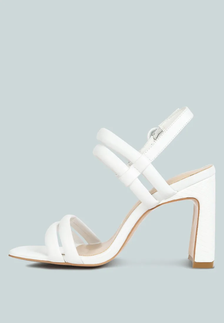 Avianna Slim Block Heel Sandal By Ruw