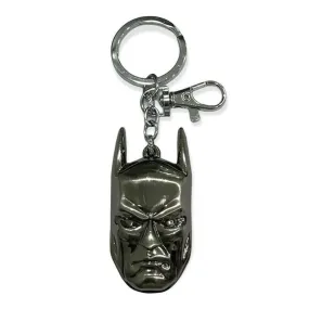 Batman Solid Mask Keychain with Anti-Rust Keyring