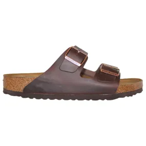 Birkenstock Mens Sandals - Arizona Oiled Leather  - Brown