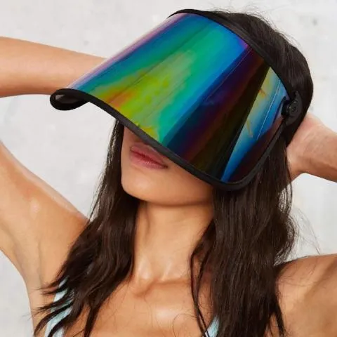 BLACK PAPARAZZI VISOR 1.0 Sun Hat