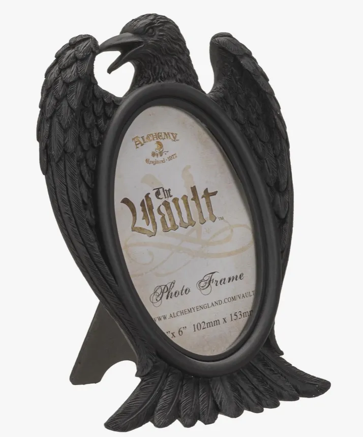 Black Raven Picture Frame