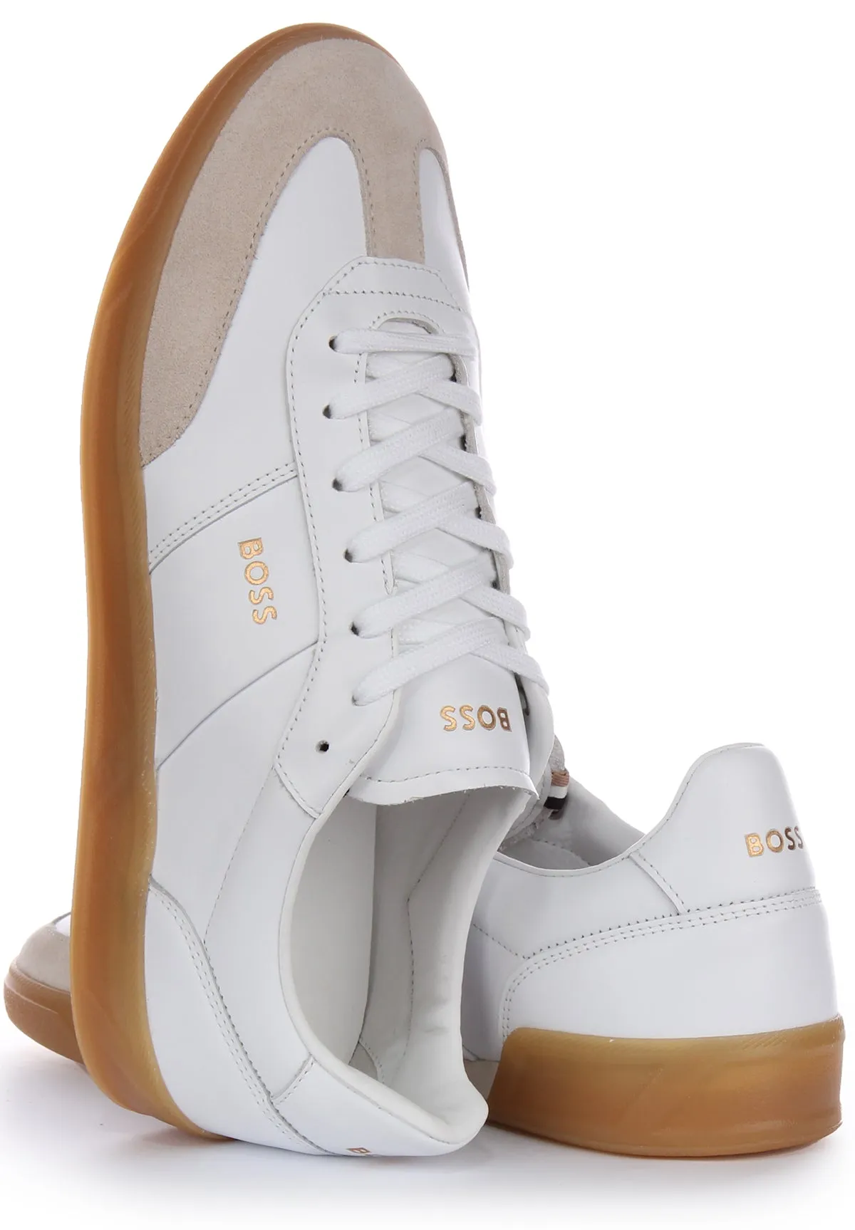 Boss Brandon Tennis In White Gum For Men