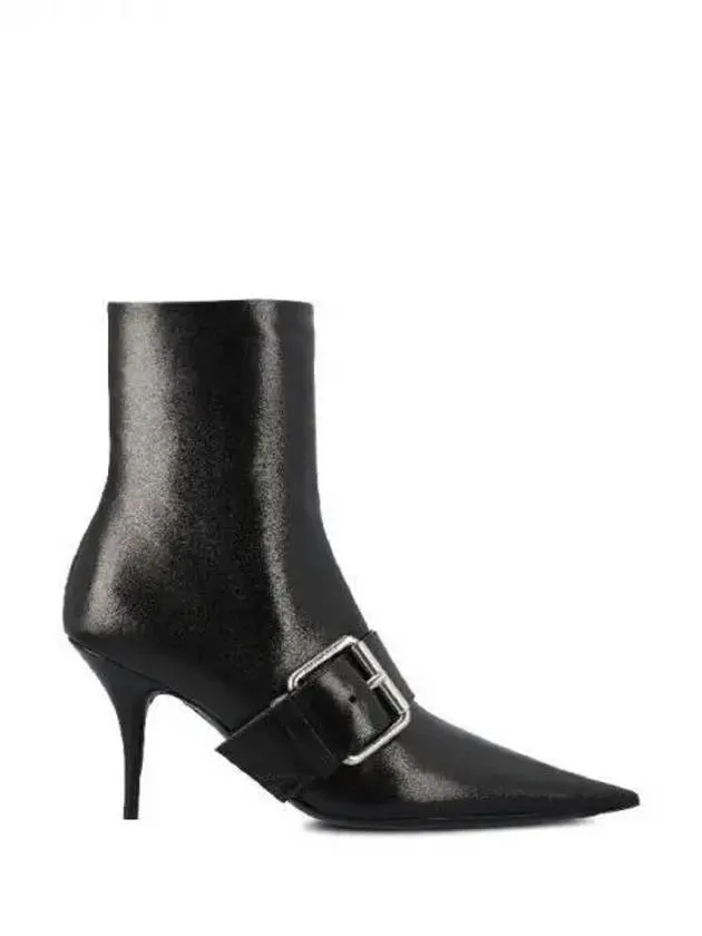 Buckle strap knife ankle boots 270040