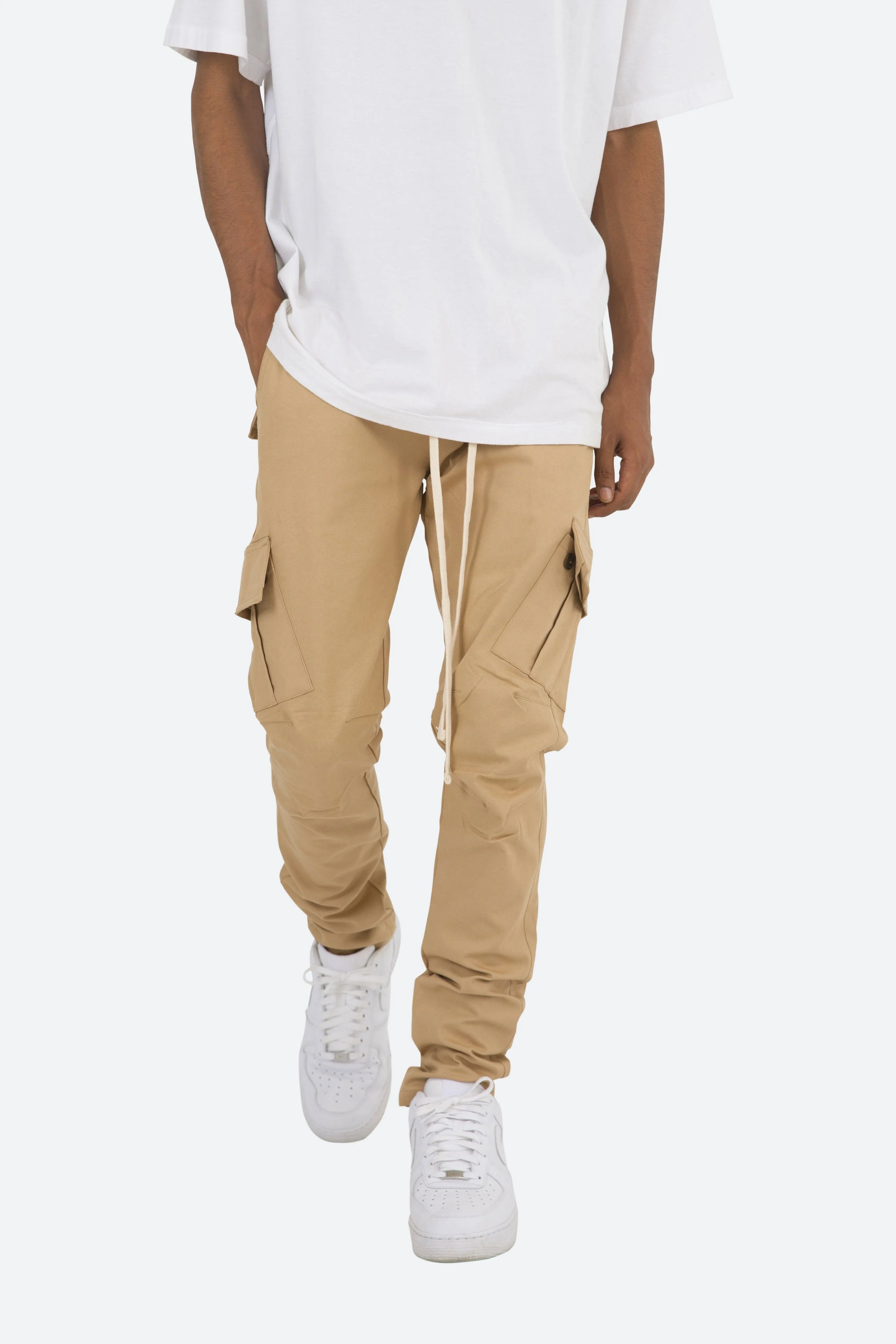 Cargo Drawcord II Pants - Khaki