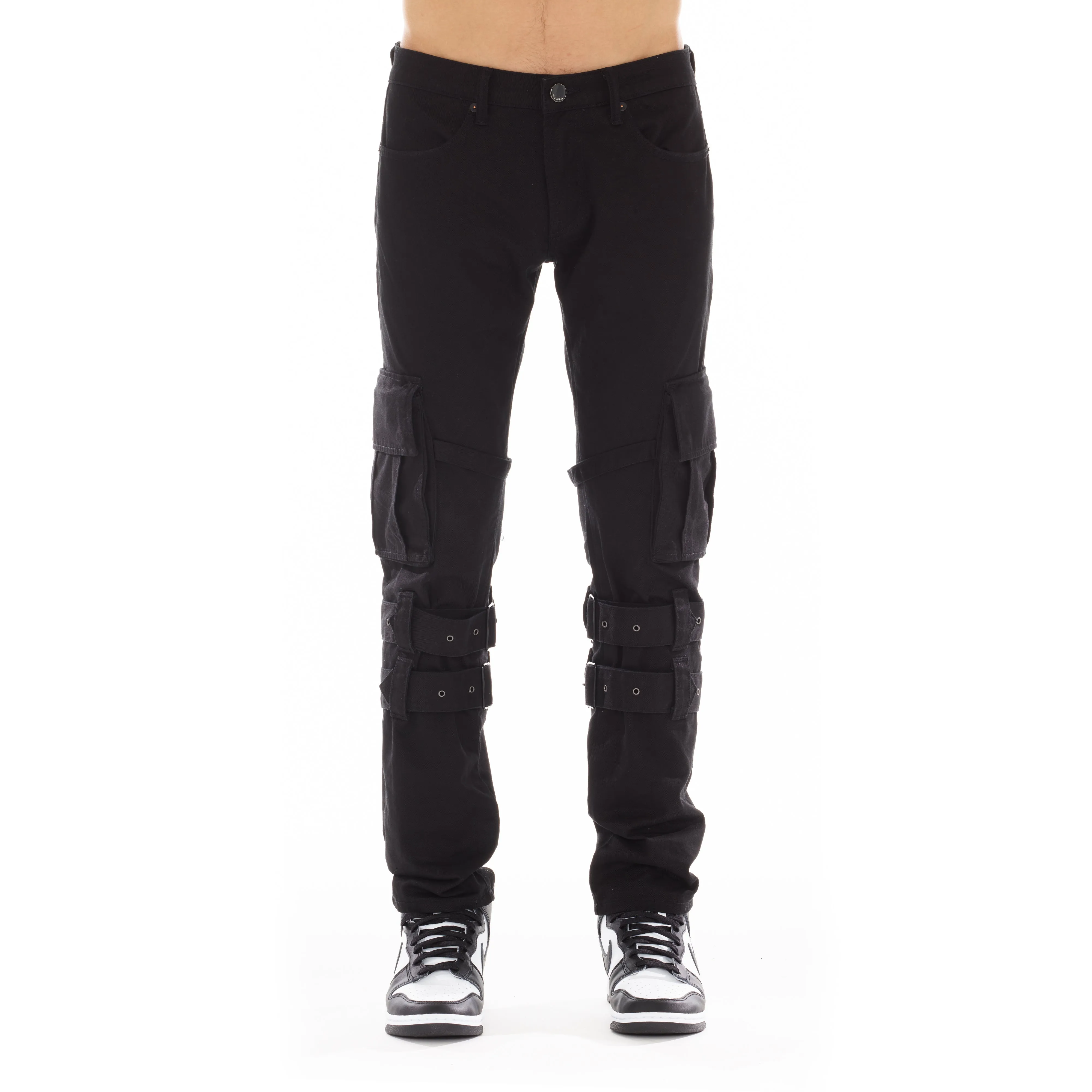 CARGO JEANS IN BLACK