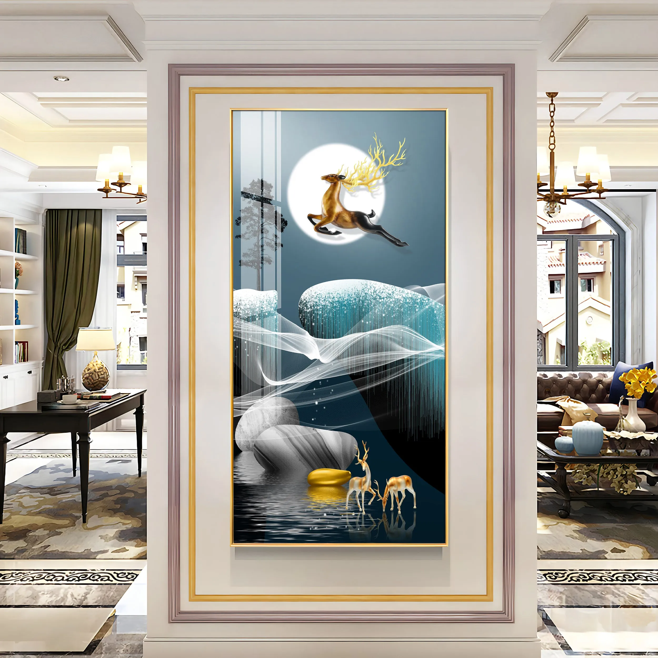 Catch The Moon Premium Acrylic Vertical Wall Art