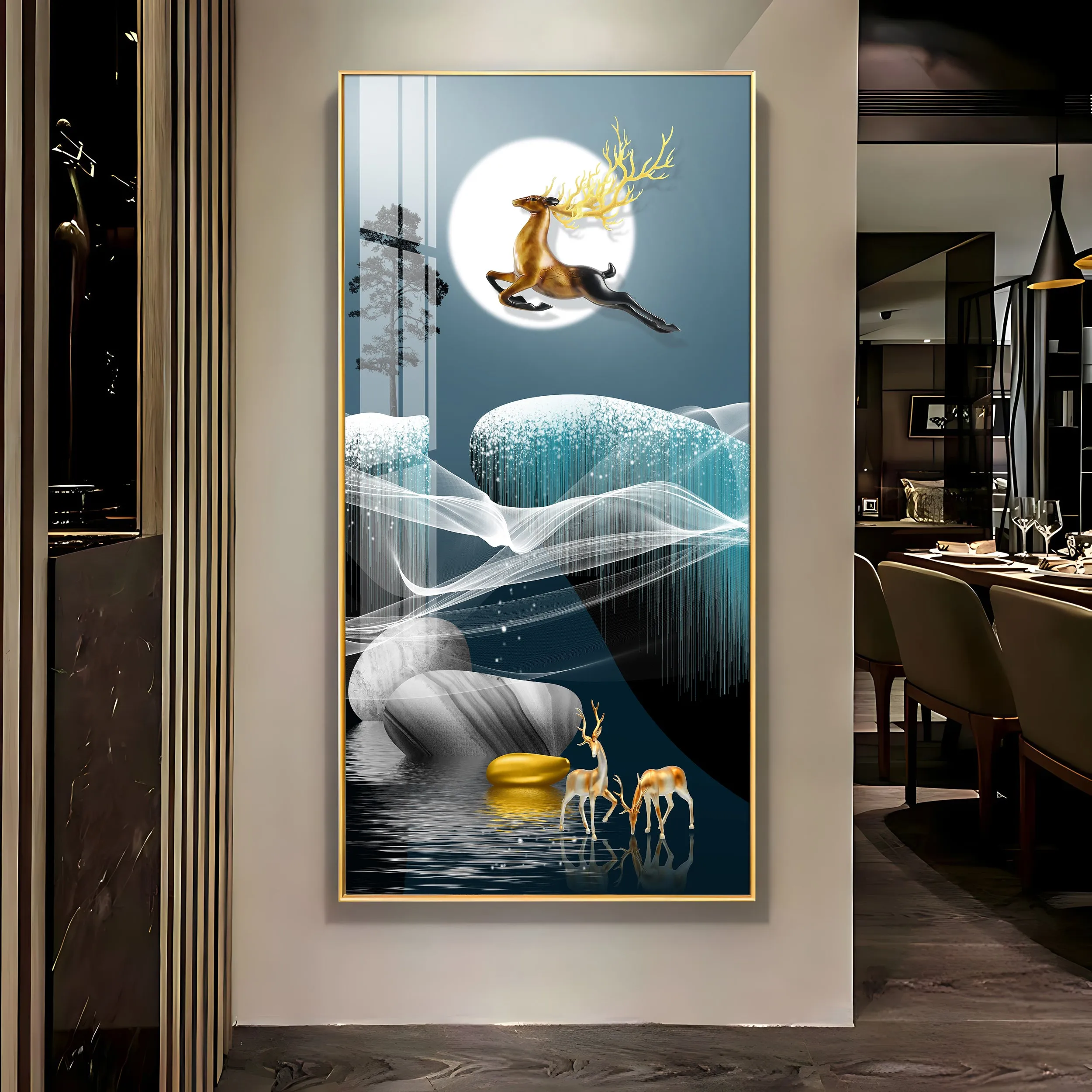 Catch The Moon Premium Acrylic Vertical Wall Art