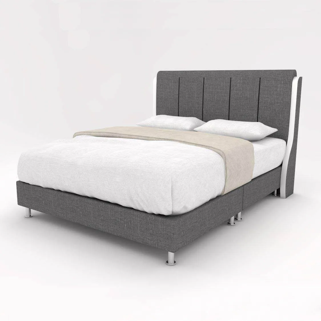 Cliff Fabric Bed Frame (Water Repellent)