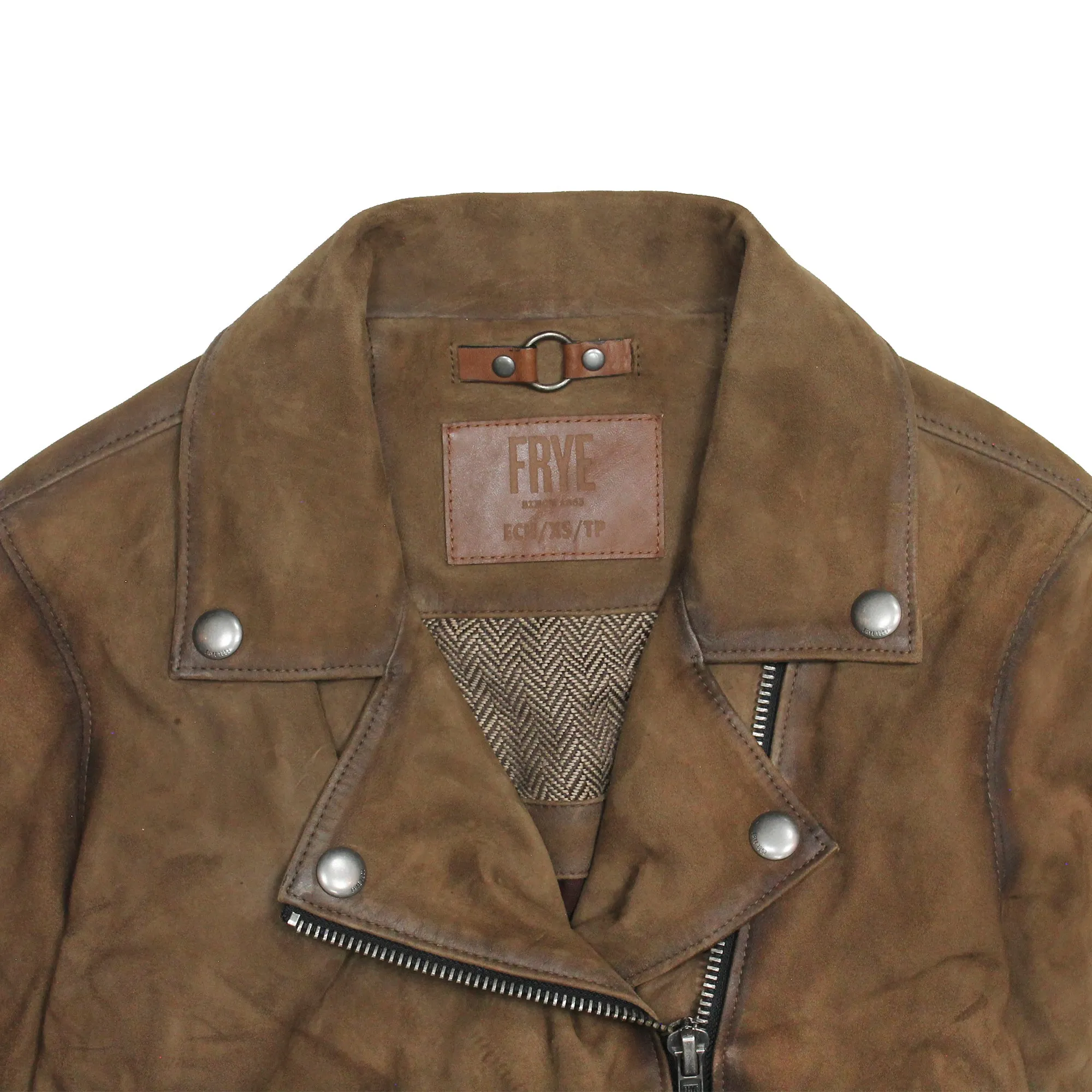 Dark Taupe Biker Jacket