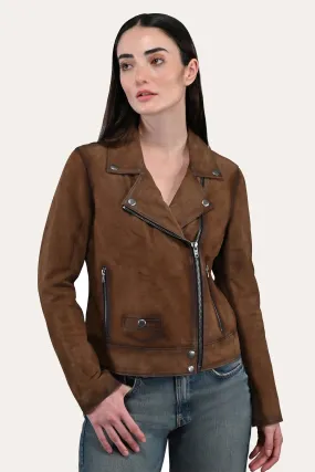 Dark Taupe Biker Jacket