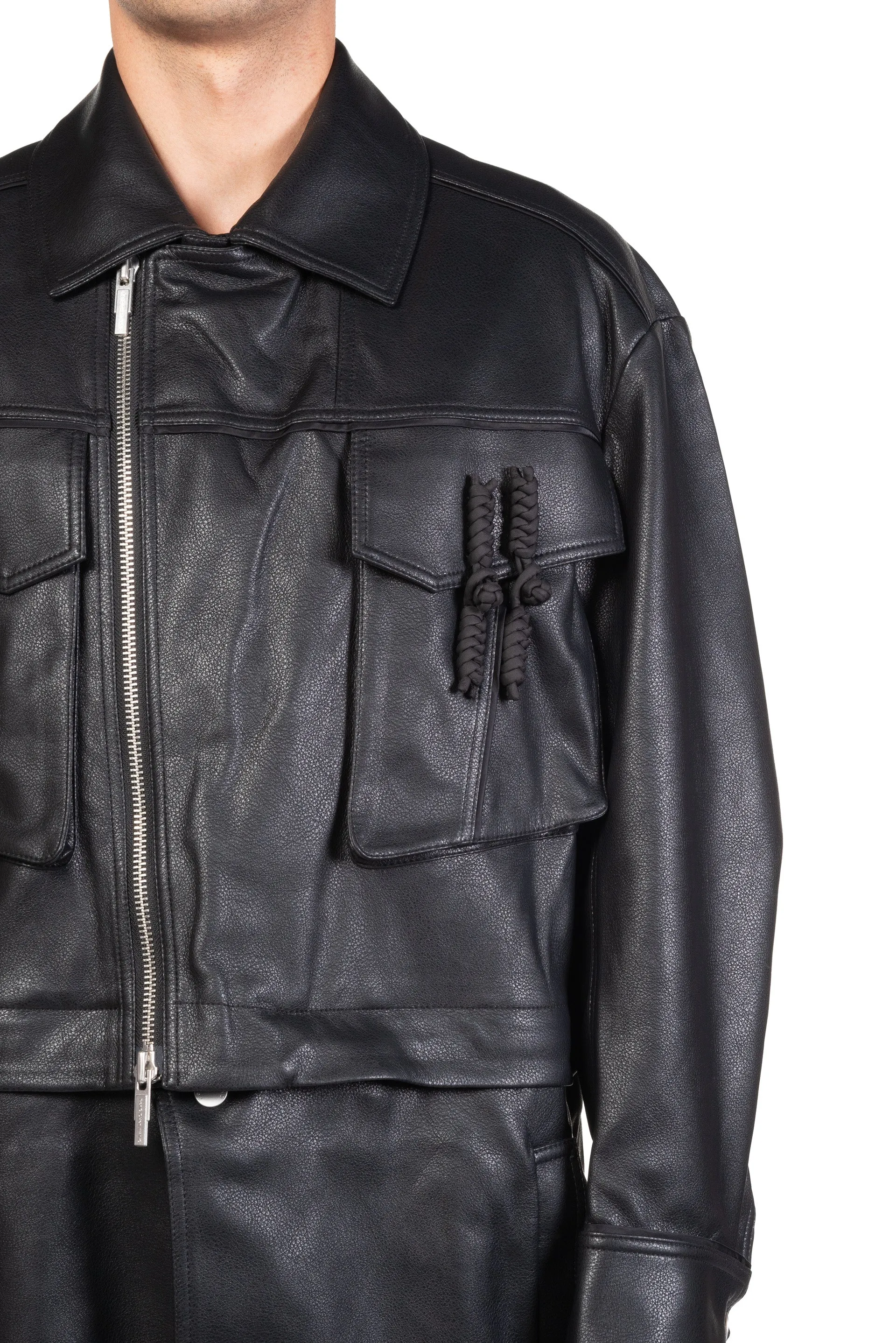 Detachable Biker Coat