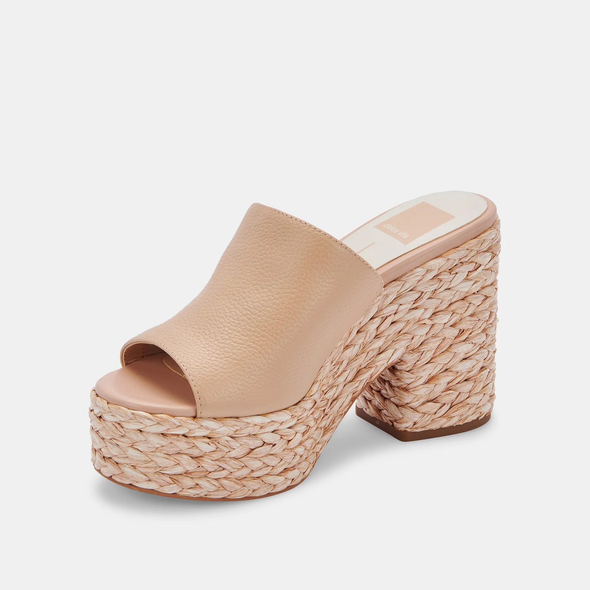 ELORA HEELS BLUSH LEATHER