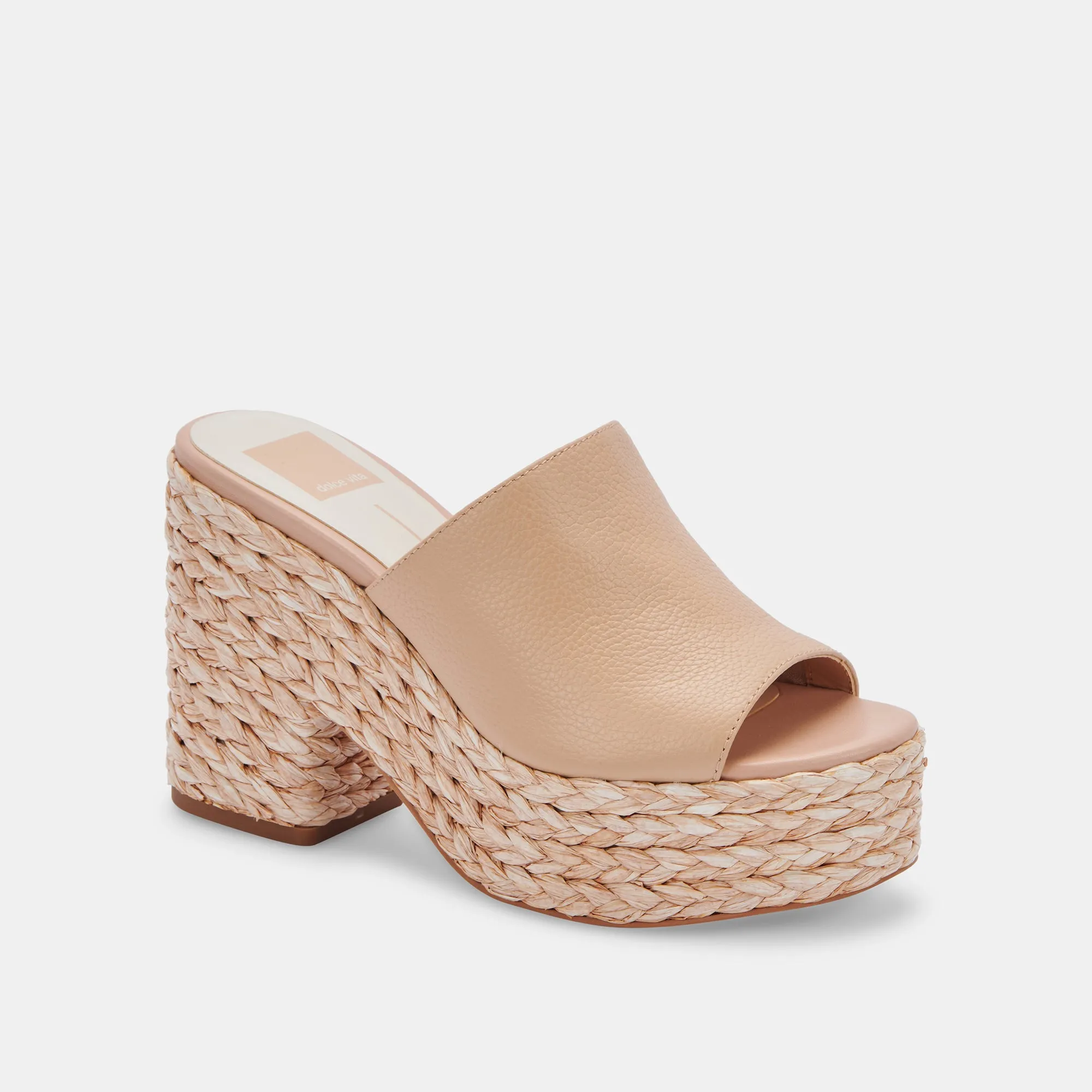 ELORA HEELS BLUSH LEATHER