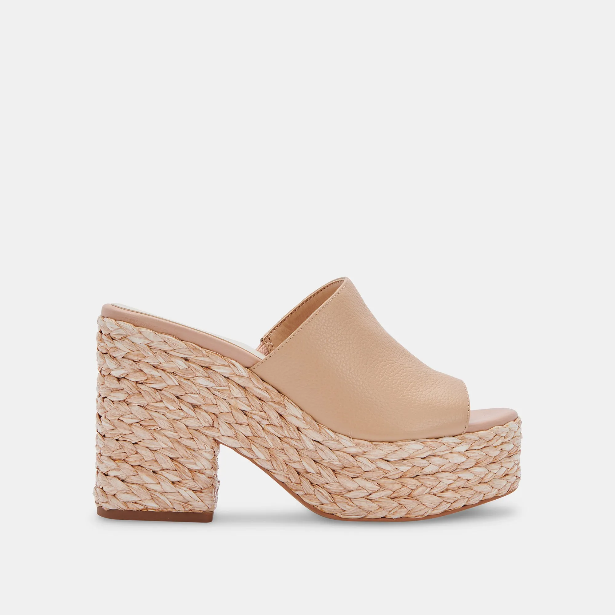 ELORA HEELS BLUSH LEATHER