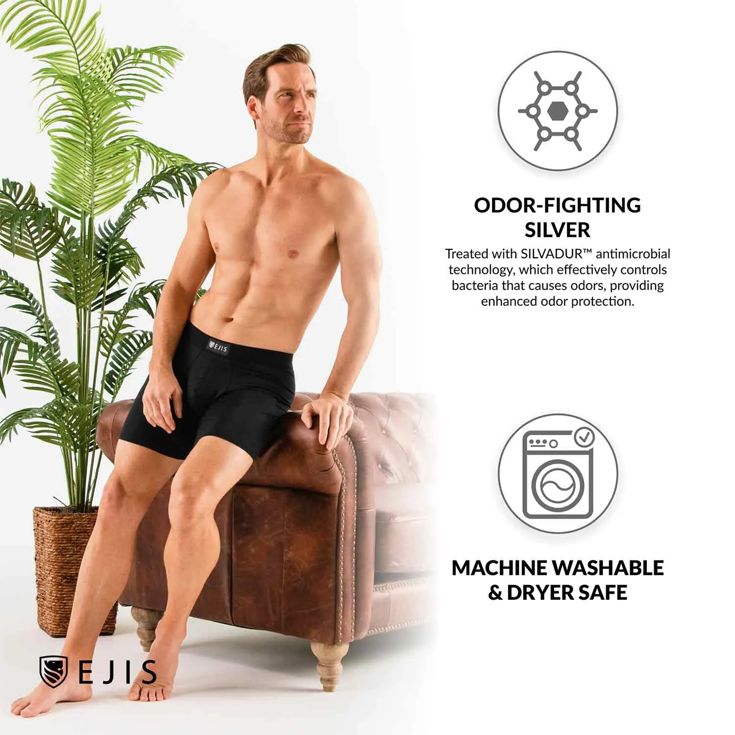 Essential Men's Boxer Briefs with Pouch - Mix 9-Pack