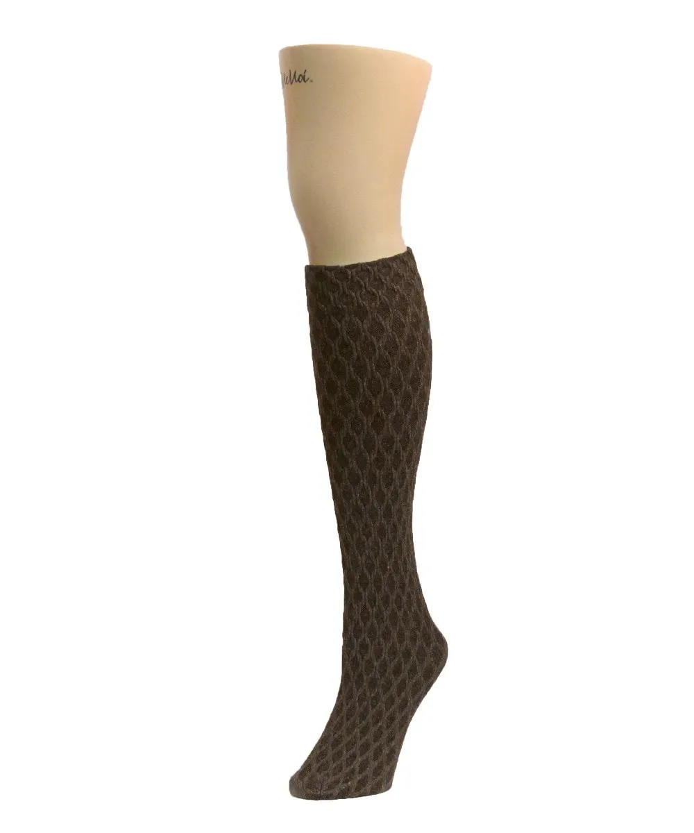 Exotic Diamond Opaque Knee High Socks