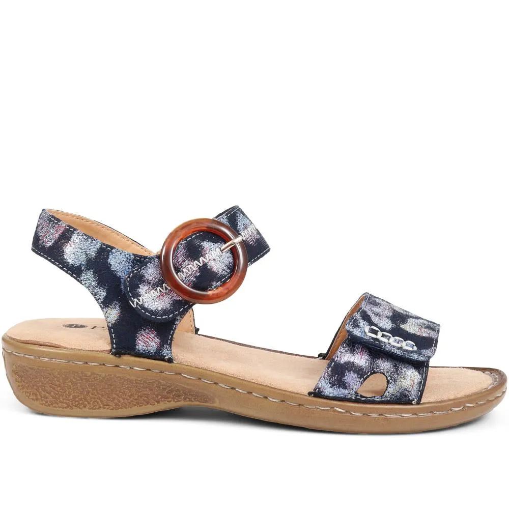 Fully Adjustable Flat Sandals - WBINS35084 / 321 739