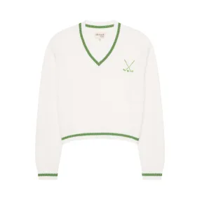 Golf Club Varsity Sweater - Green