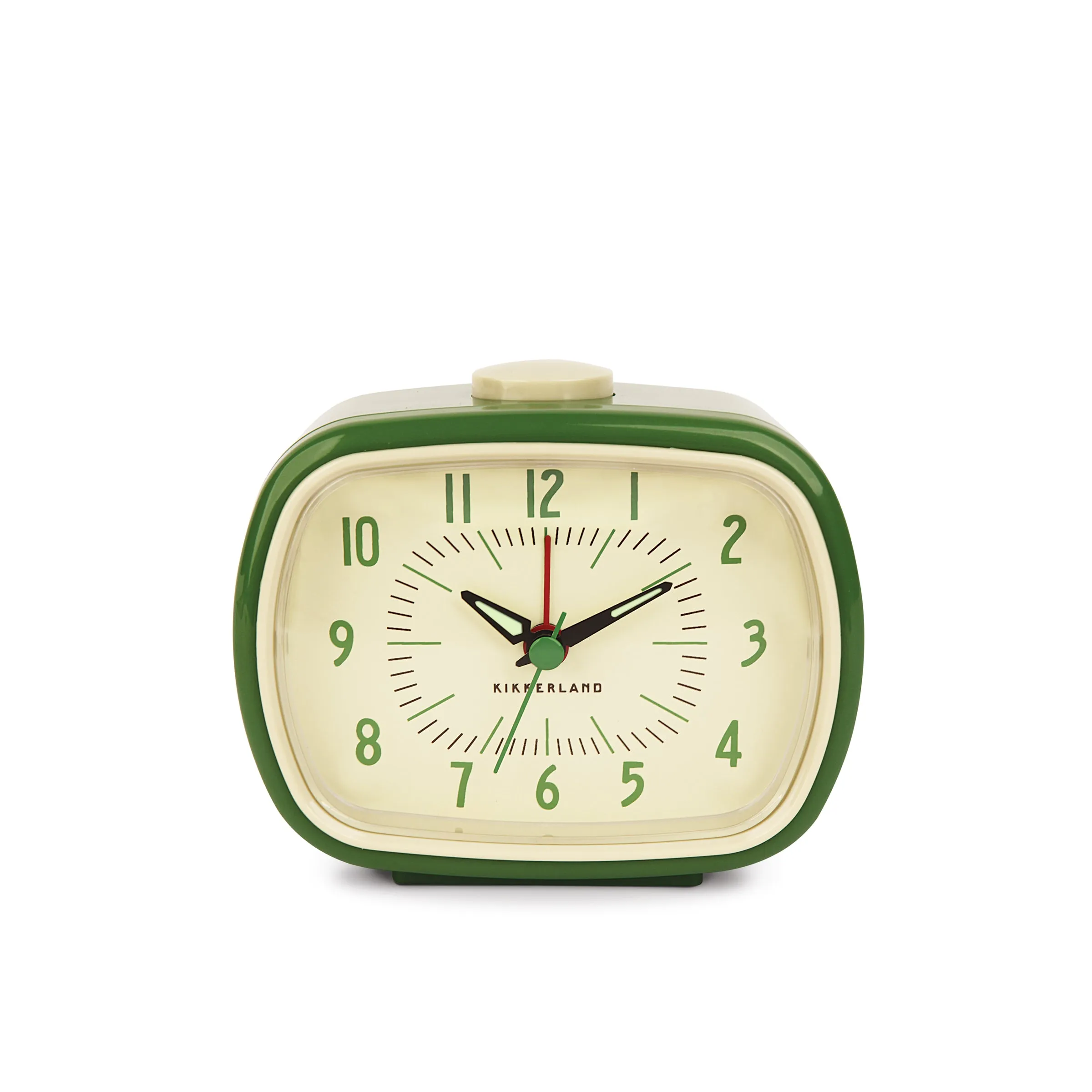 Green Retro Alarm Clock