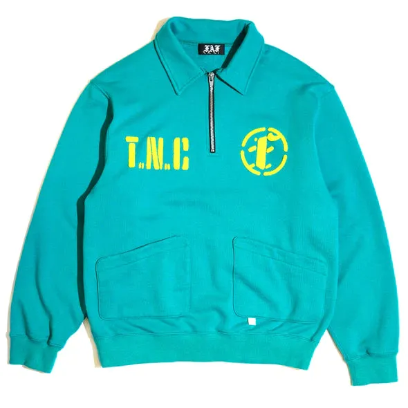 Half Zip Sweat Top