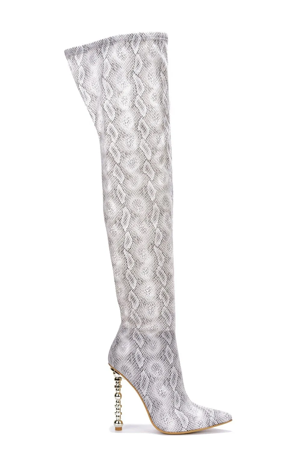 High Voltage Snake Heeled Boots