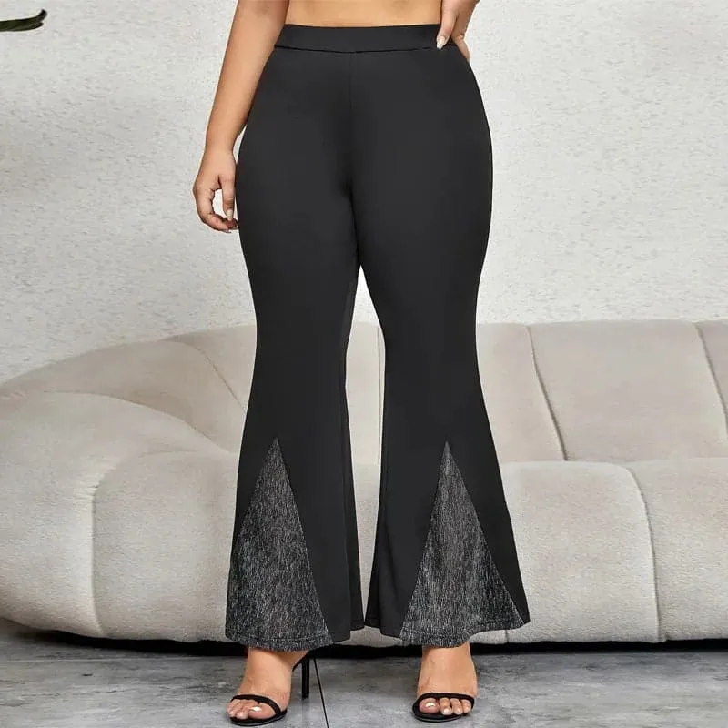 High Waist Bell Bottom Pants