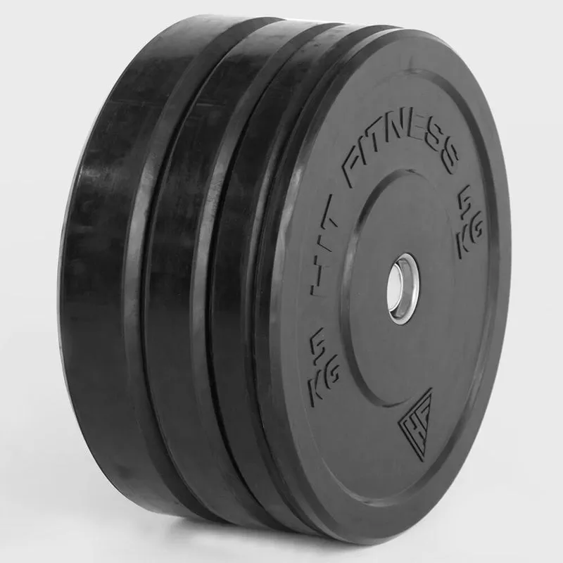 Hit Fitness Athletic Pack Plus 120kg | Rack - Bench - Black Bumper Plates