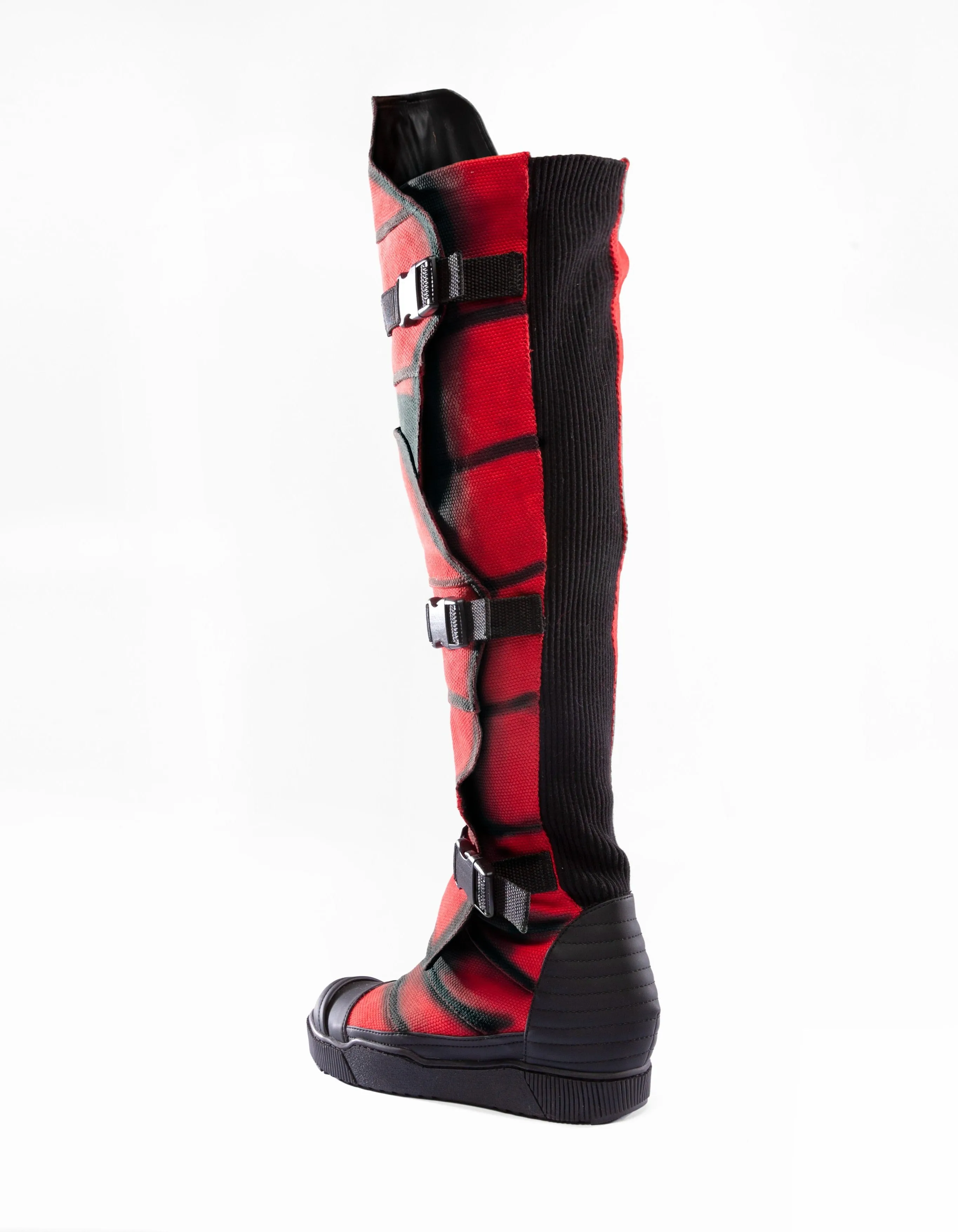 LONG BOOTS OVERWALK RED