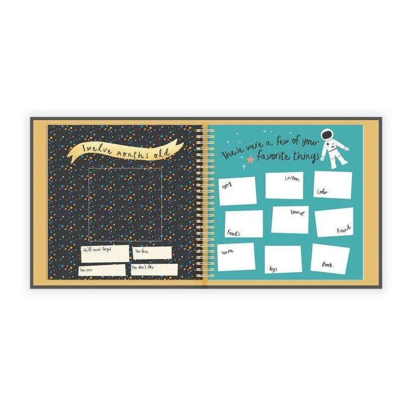 Lucy Darling Golden Stargazer Memory Baby Book