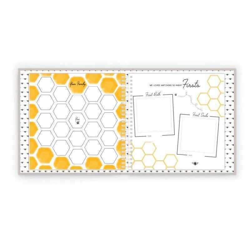 Lucy Darling Honey Bee Luxury Memory Baby Book