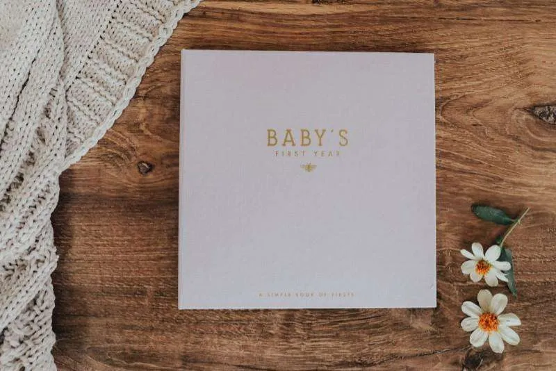 Lucy Darling Honey Bee Luxury Memory Baby Book