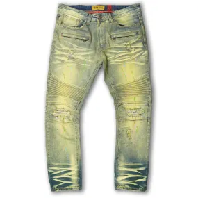 M1750 Super Sauce Biker Jeans - Dirt Wash