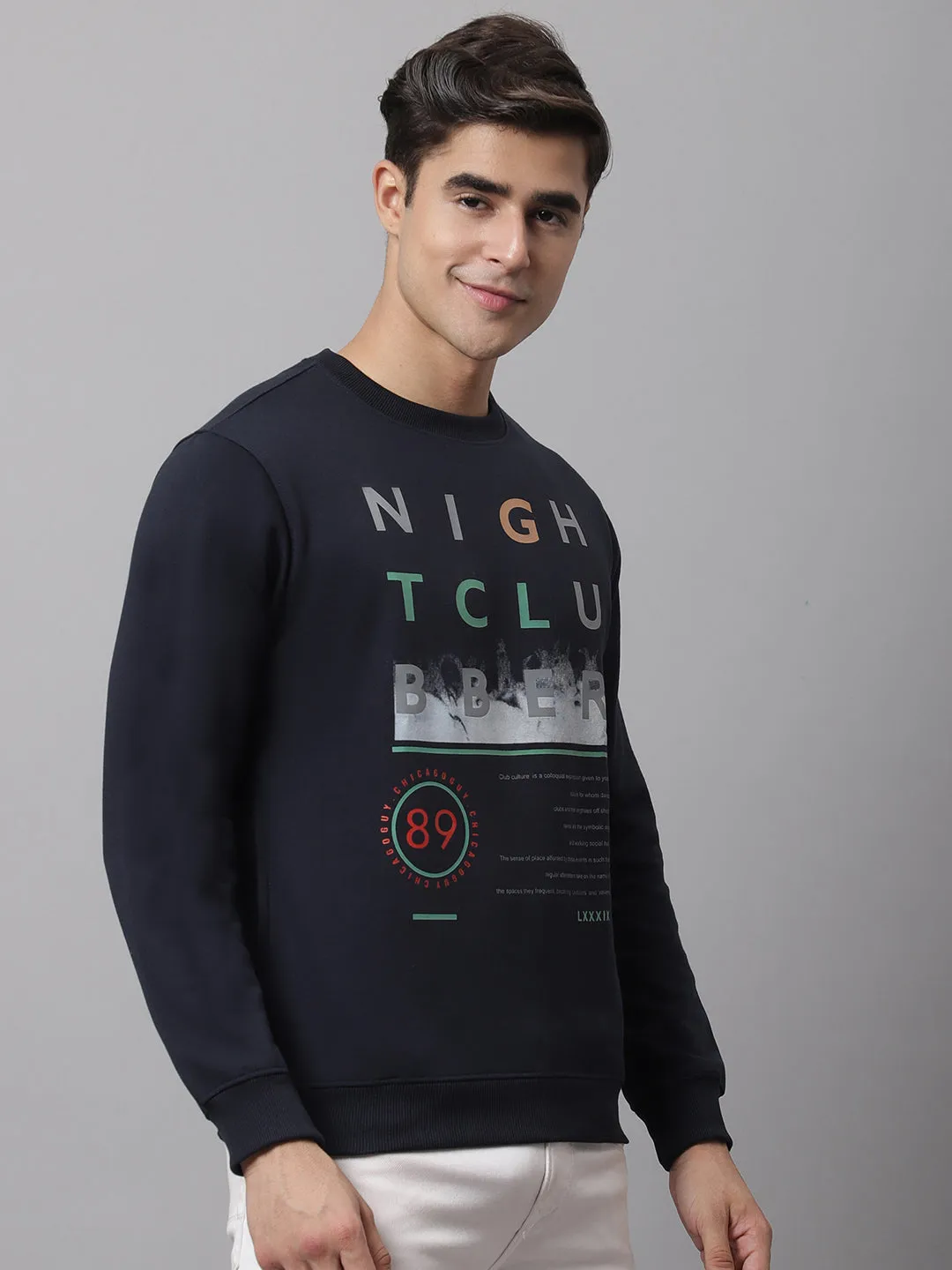 Men Navy Sweatshirt