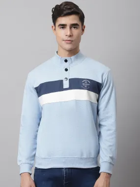 Men Sky Melange Sweatshirt