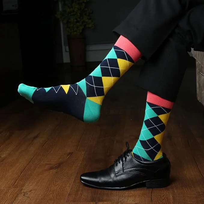 Men's Argyle Pattern Premium Socks